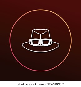camping hat icon