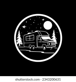 Camping - High Quality Vector Logo - Vector illustration ideal for T-shirt graphic
