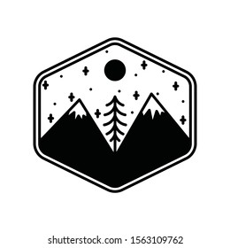 Camping Hiking Climbing Nature Adventure Graphic Illustration Vector Art T-shirt Design