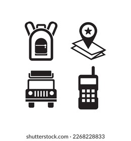 camping icon , adventure icon vector
