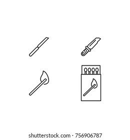 Camping Icon Line