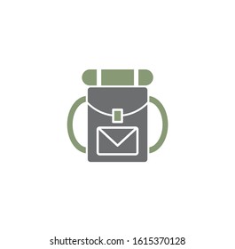 Camping icon on background for graphic and web design. Creative illustration concept symbol for web or mobile app.