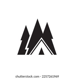 camping icon , outdoor icon vector