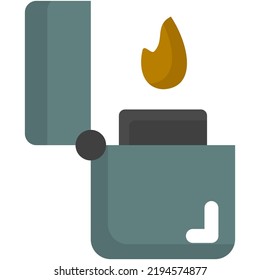 camping icon pack made in flat style