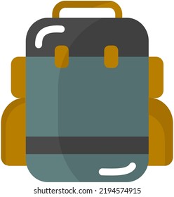 camping icon pack made in flat style