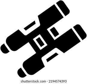 camping icon pack made in gliph style
