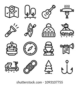 Camping Icon Set