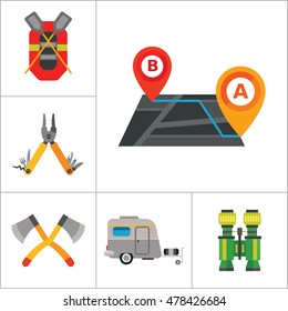 Camping Icon Set