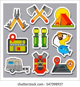 Camping Icon Set