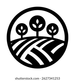 Camping Icon: Showcasing A Tent Under The Forest Canopy Beside A Small Fire, This Icon Reflects Outdoor Living, Adventure, And Connection To Nature’s Calm.