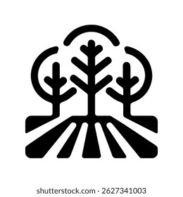 Camping Icon: Surrounded By Towering Trees, A Tent And Campfire Represent A Retreat Into Nature—Where Silence, Stars, And Stories By The Fire Come Alive.