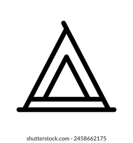 Camping Icon Vector Symbol Design Illustration