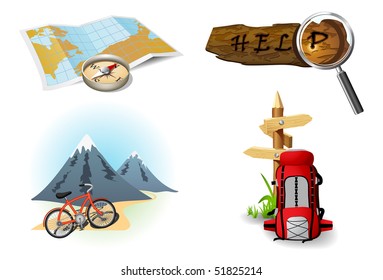 Camping icons 1