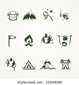 Camping Icons