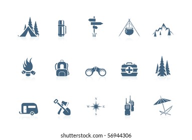 Camping icons