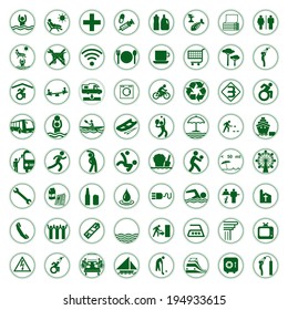 Camping Icons set