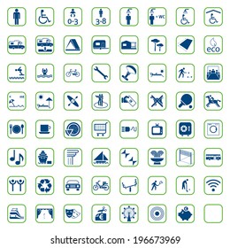 Camping Icons set