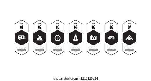 CAMPING INFOGRAPHIC CONCEPT