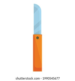 Camping knife icon. Cartoon of Camping knife vector icon for web design isolated on white background