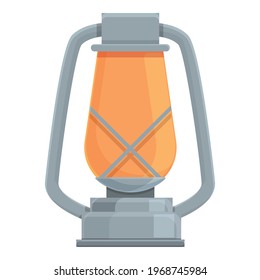 Camping lamp icon. Cartoon and flat of Camping lamp vector icon for web design isolated on white background
