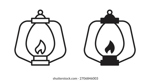 Camping Laterne Symbol Symbol für Logo, Web, App Designs.