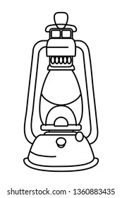 camping lantern lamp cartoon