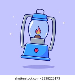 Camping Lantern Set Vector, Illustration, Icon Isolated