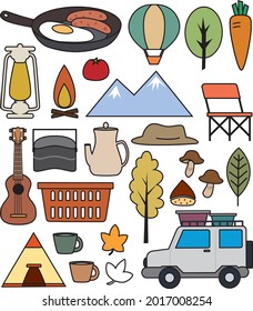 Camping leisure outdoor equipment set
