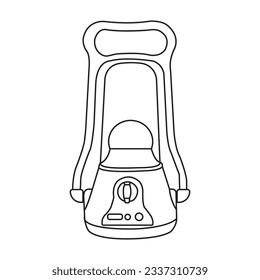 camping light icon vector illustration symbol design
