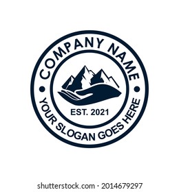 camping logo , adventure logo vector