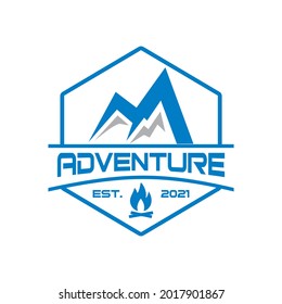 camping logo , adventure logo vector