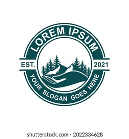 logotipo de camping , vector de logotipo de aventura