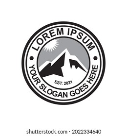 camping logo , adventure logo vector