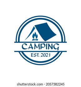 camping logo , adventure logo vector