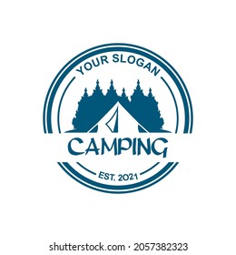 camping logo , adventure logo vector