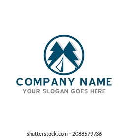 camping logo , adventure logo vector