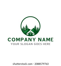 camping logo , adventure logo vector