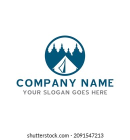 camping logo , adventure logo vector