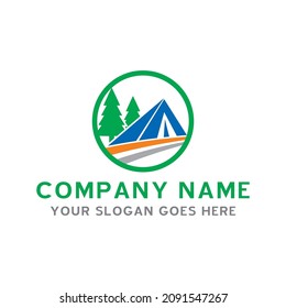 camping logo , adventure logo vector