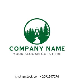 camping logo , adventure logo vector