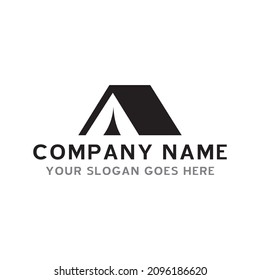 Camping-Logo, Adventure-Logo-Vektorgrafik