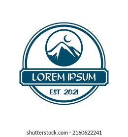 camping logo , adventure logo vector