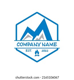 camping logo , adventure logo vector