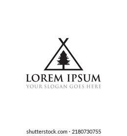 camping logo , adventure logo vector