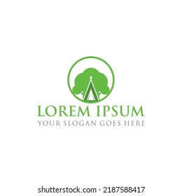 camping logo , adventure logo vector