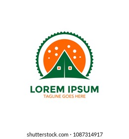 camping logo. camp. icon. vector illustration
