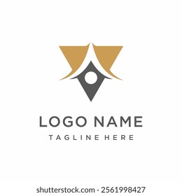 camping logo design vector illustration