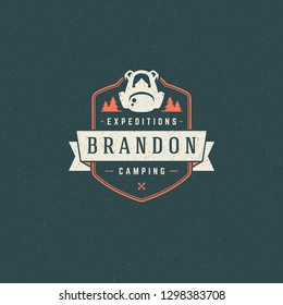 Grill Restaurant Logo Vector Illustration Barbecue Stock Vector ...