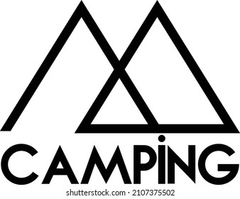 Camping logo forest australia forest