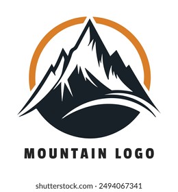 Logo de Camping con Mountain Peak